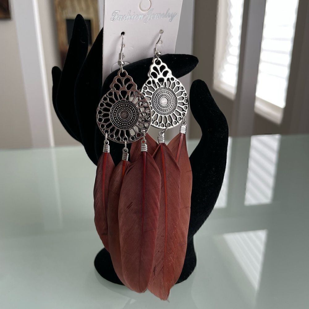 Pretty In Plumes Earrings 